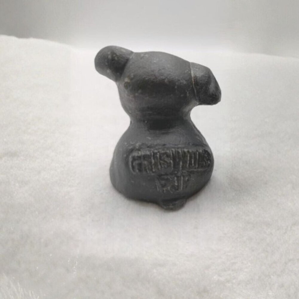 Modern Cast Iron Griswold Pup Paperweight - Picture 2 of 2